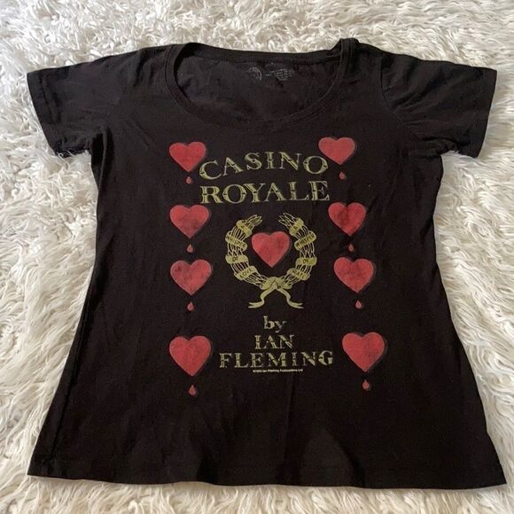 Black Casino Royal Ian Fleming T Shirt XLarge - Picture 2 of 4